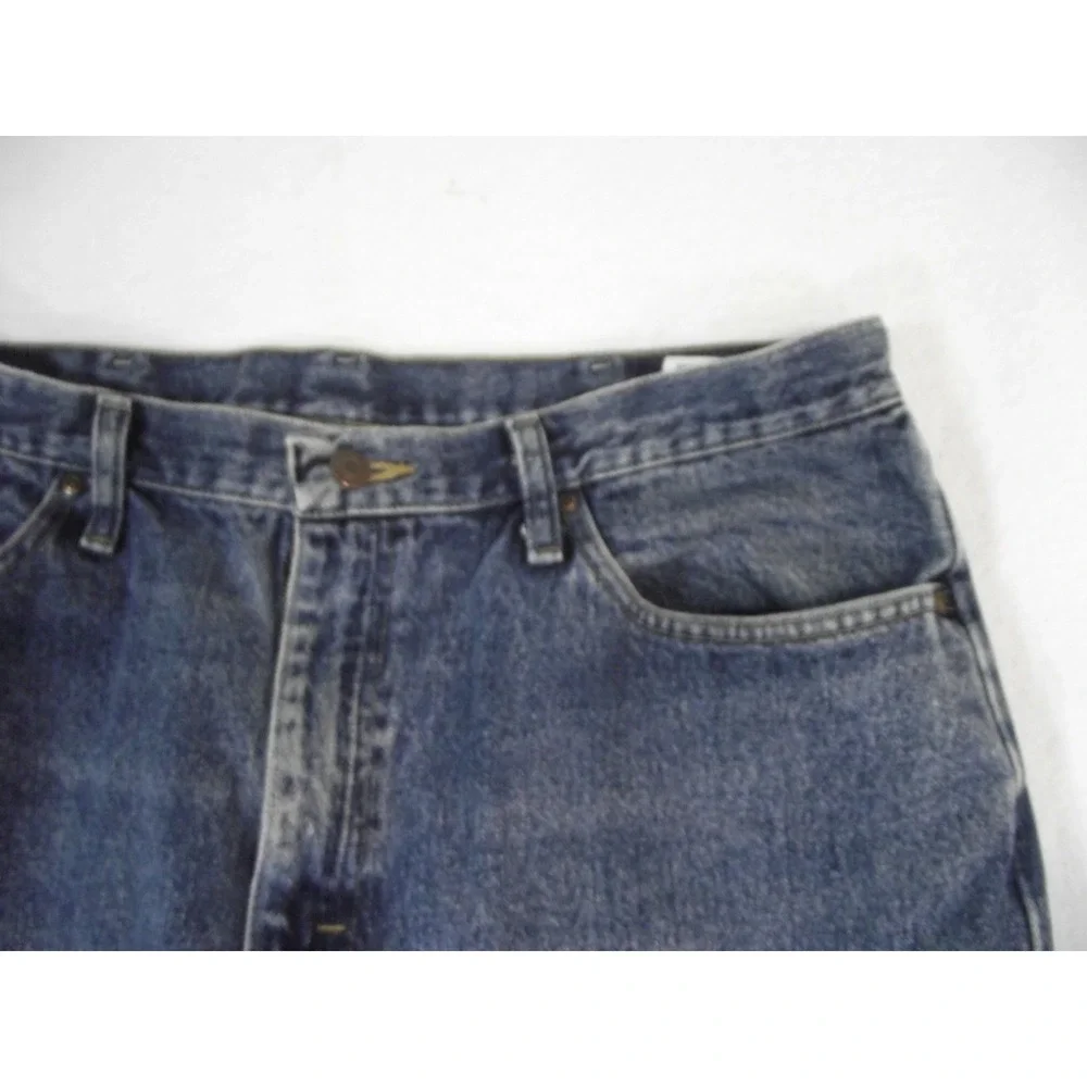 Wrangler Jeans Men's 38 x 30 blue denim pants regular fit straight